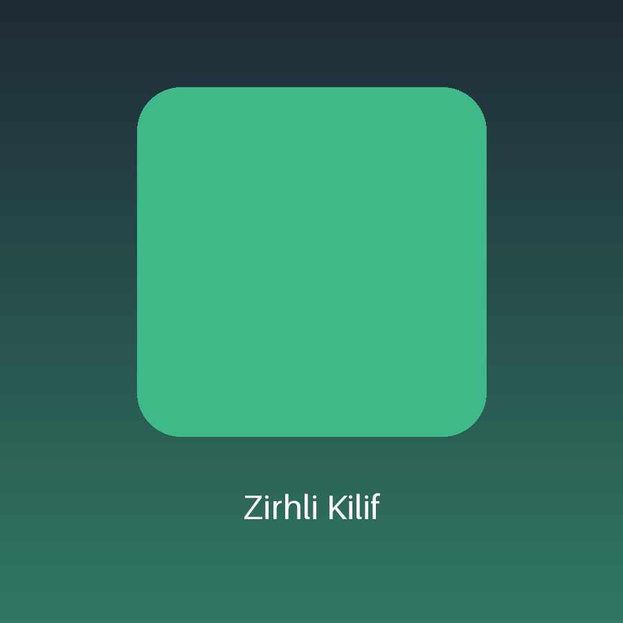 Zırhlı Kılıf
