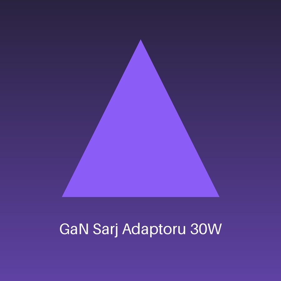 GaN Şarj Adaptörü 30W