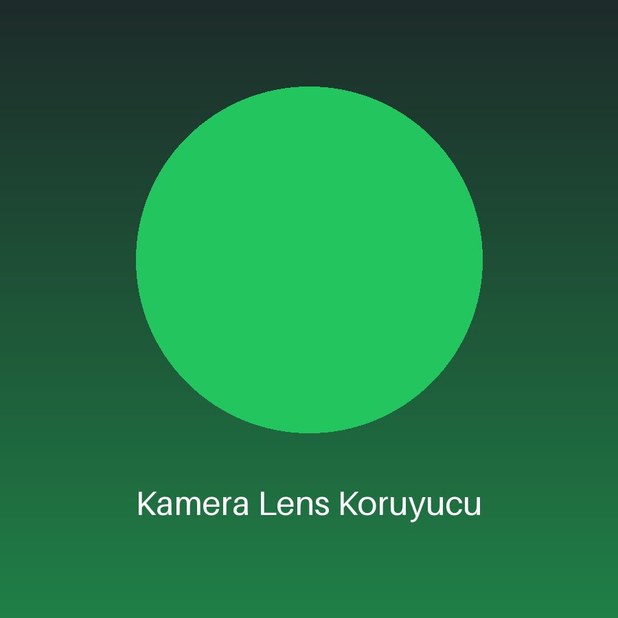 Kamera Lens Koruyucu